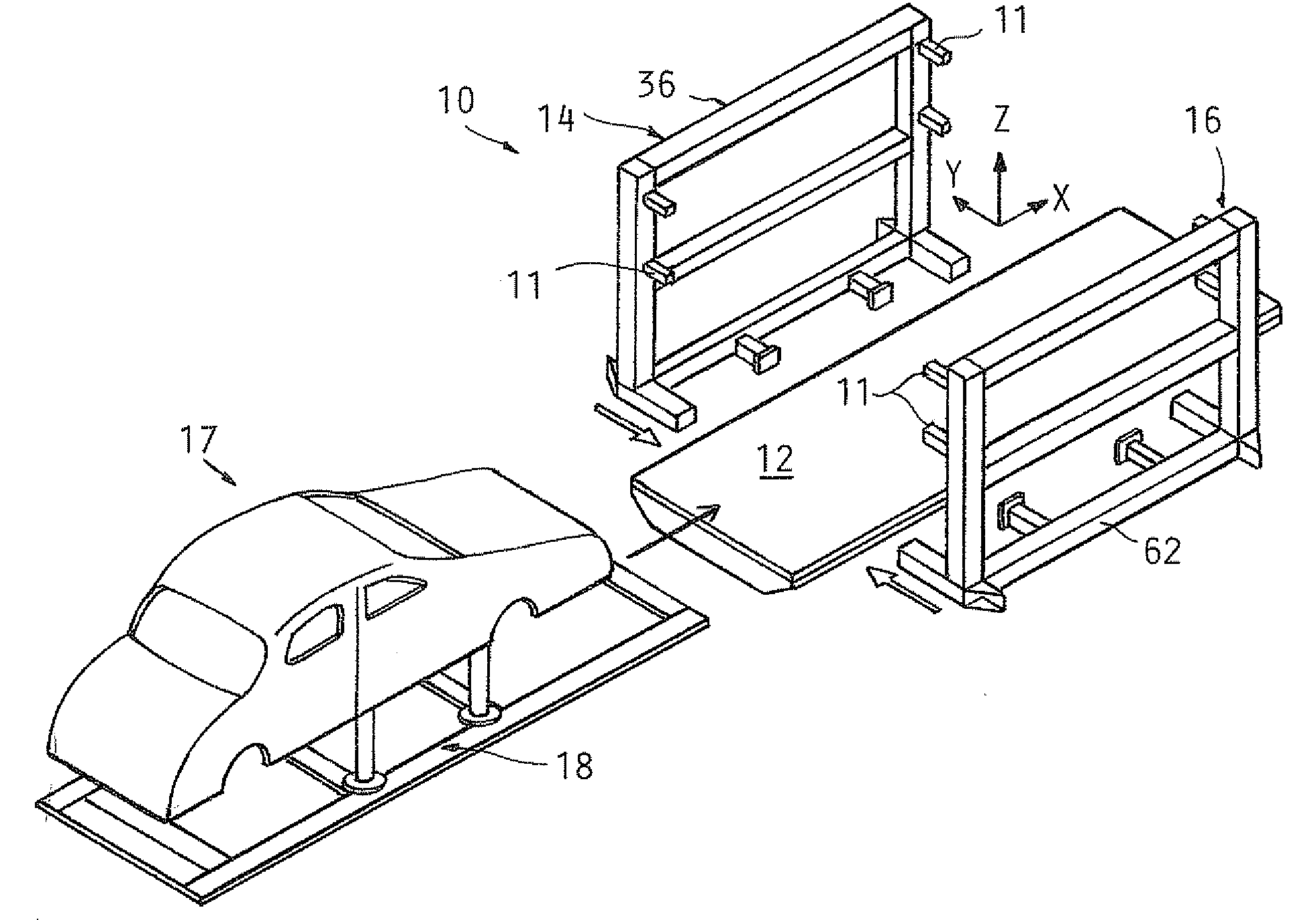 Single geometry palletized framing system