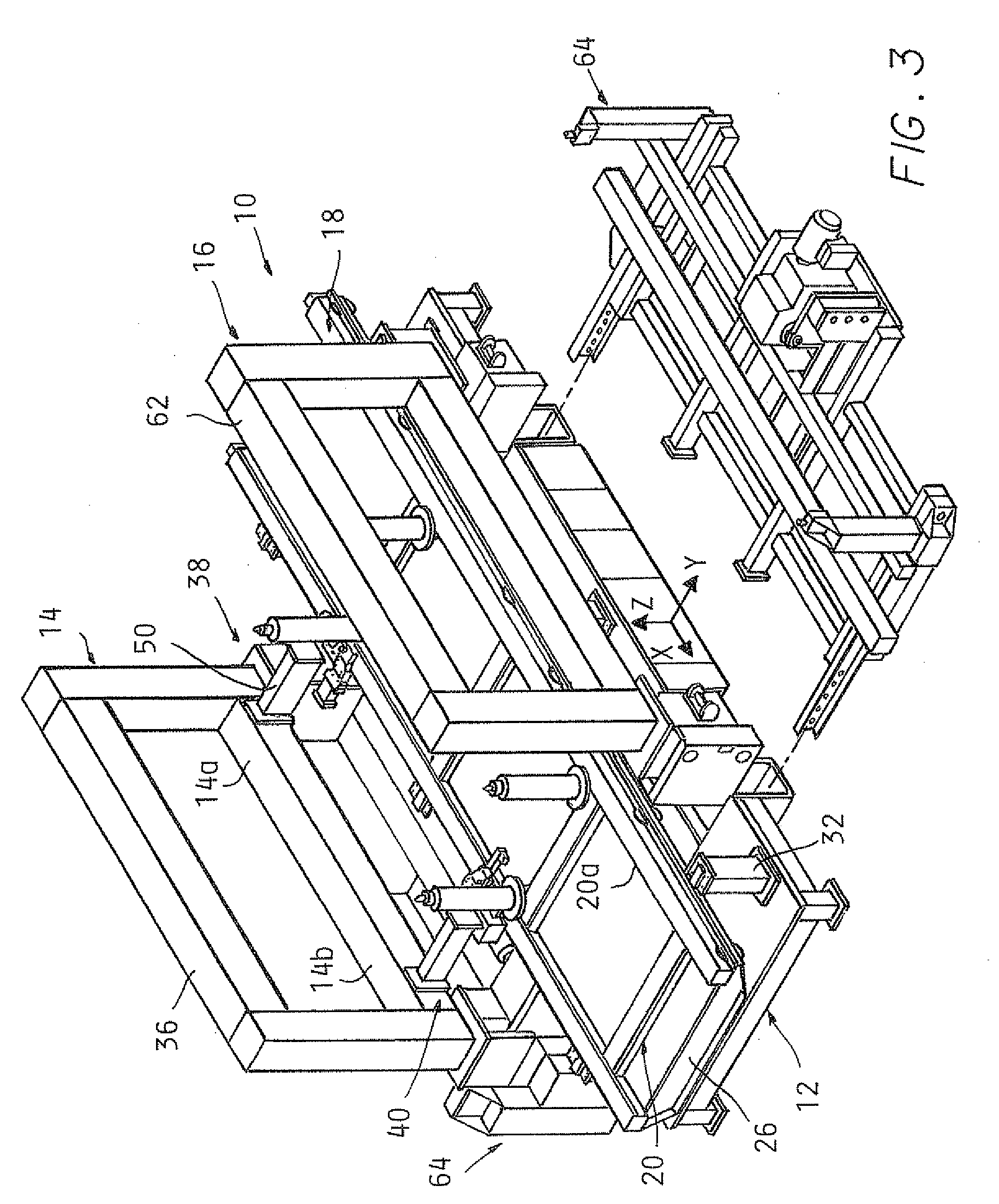 Single geometry palletized framing system