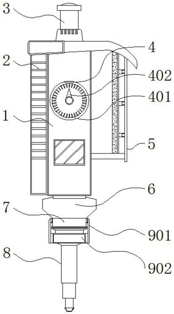 Liquid return prevention sampling gun