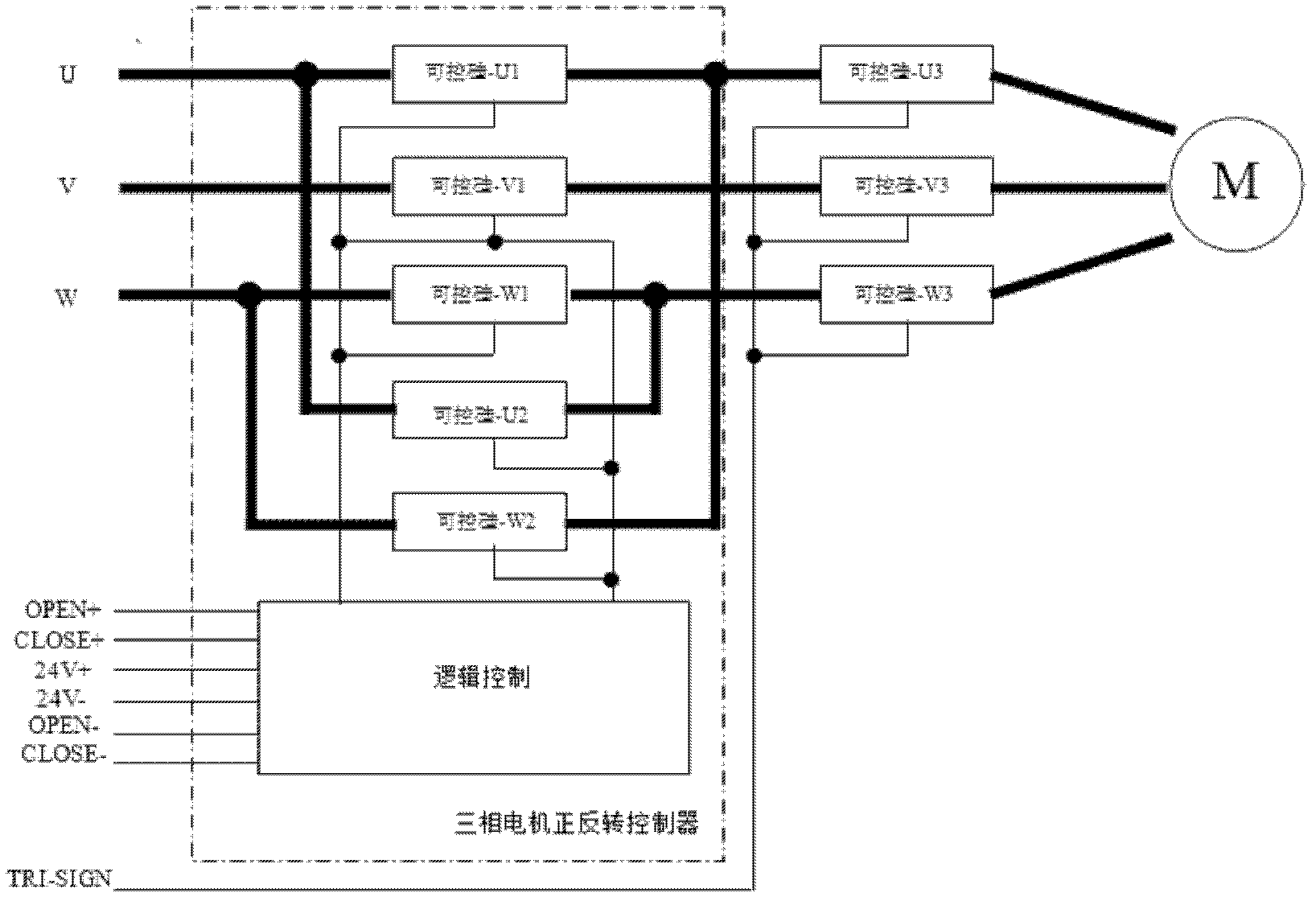 Profibus filed bus type electric actuating mechanism controller