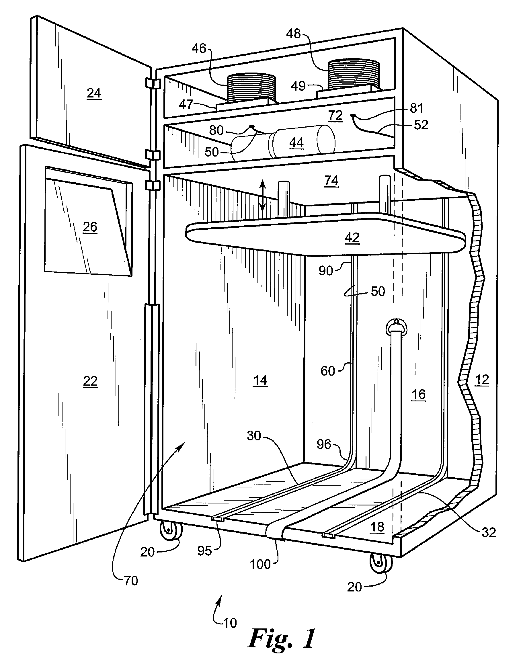 Compactor/baler with built-in supply storage