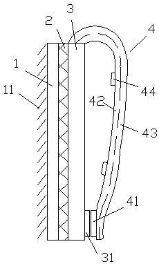 Collar fabric with windproof effect