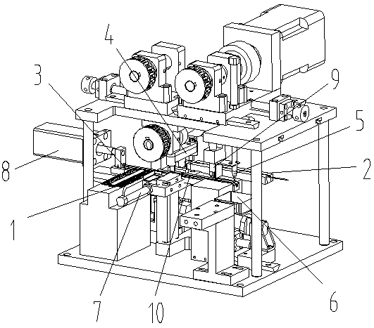Plate and bolt riveting mechanism