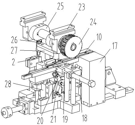 Plate and bolt riveting mechanism