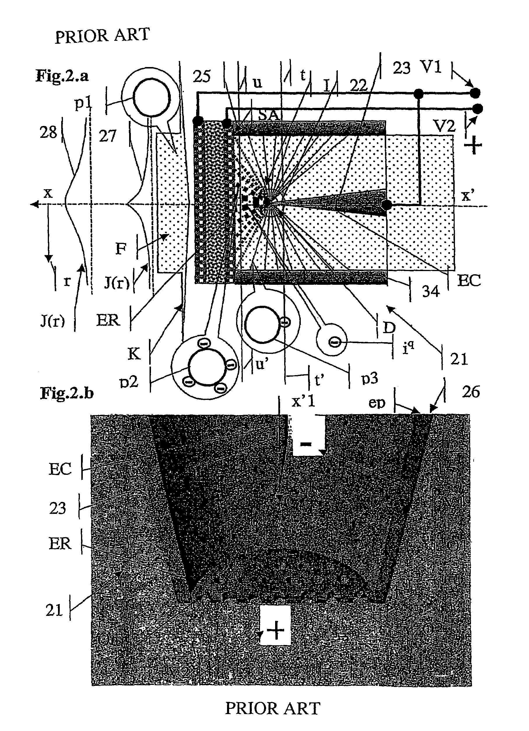 Electrostatic device for ionic air emission