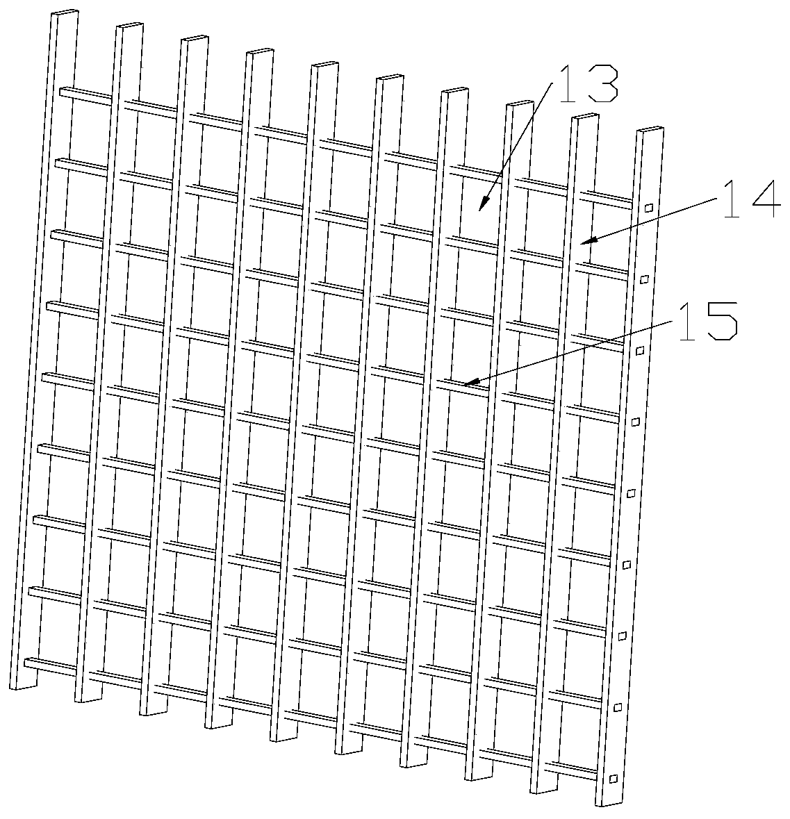 Flatbed MABR (membrane aeration bioreactor) oxygen permeation membrane