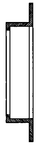 Frame baffle for fixing electromagnetic casting magnetic field-aided generator