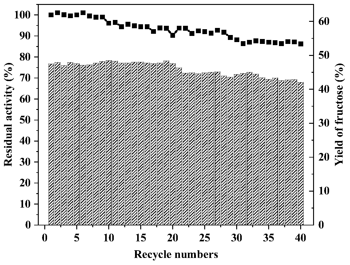 Method for modifying diatomite and immobilization of glucose isomerase containing cells