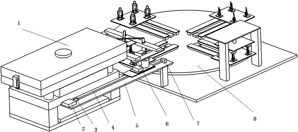 Injection mold for forming assembly