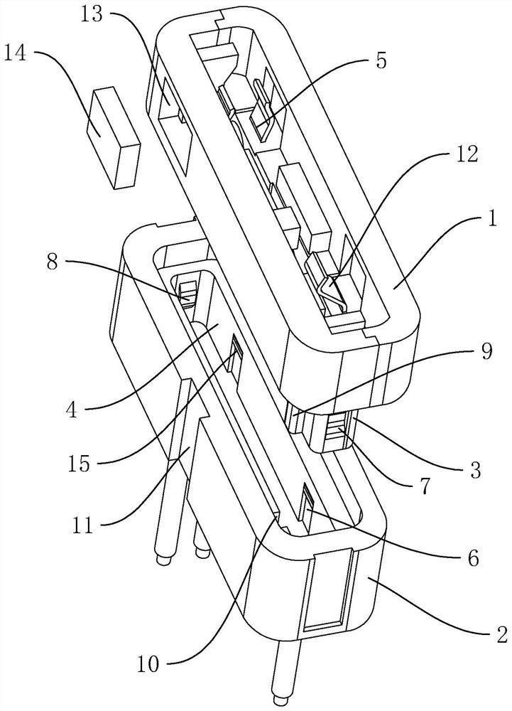 High-voltage micro-current micro connector