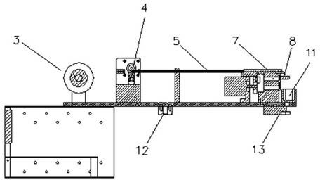 Feeding device of tin-cutting and sending integrated chip mounter