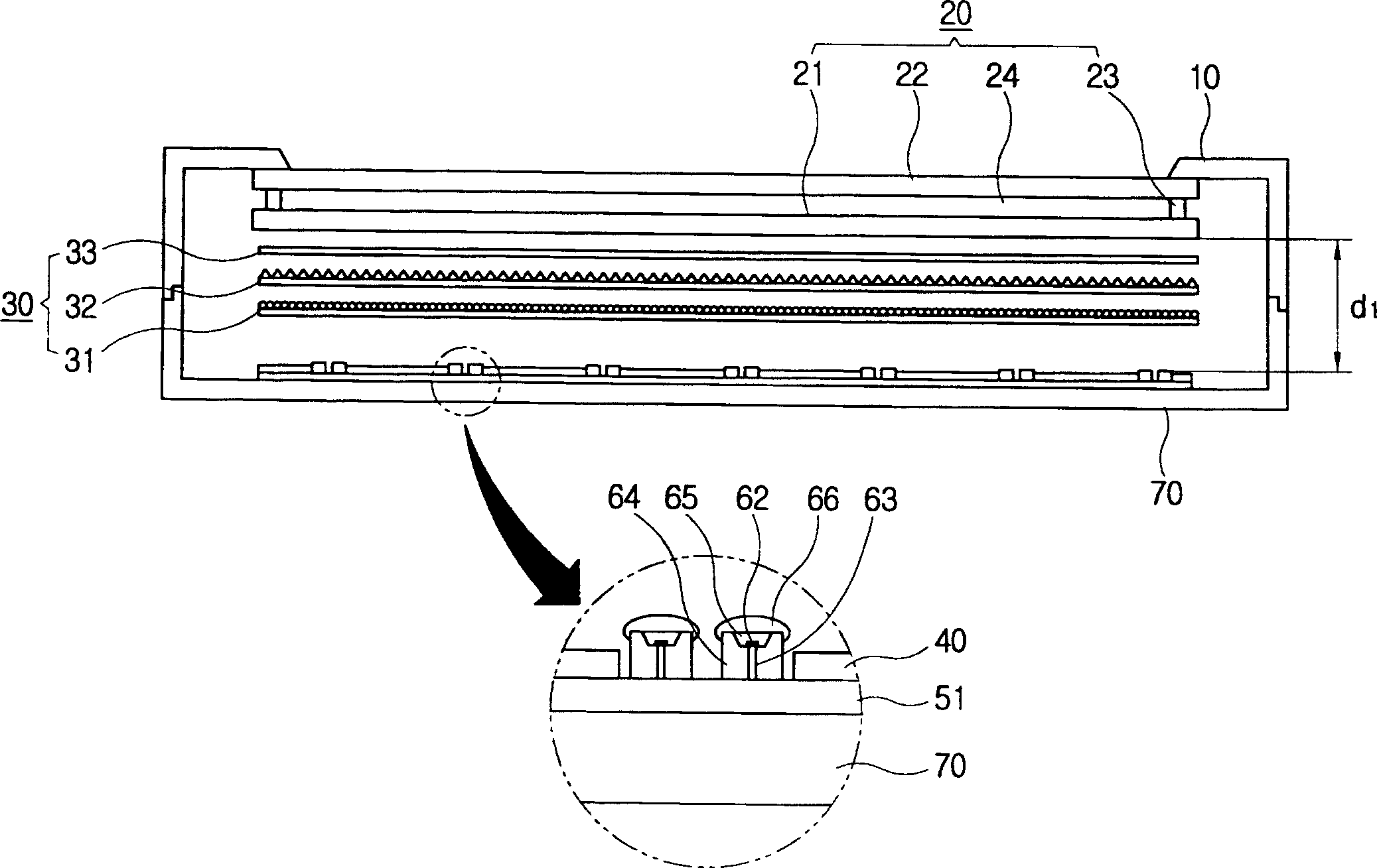 Backlight unit and liquid crystal display having the same