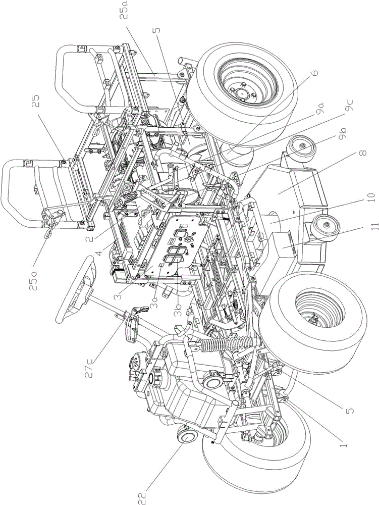 Multifunctional riding lawn mower