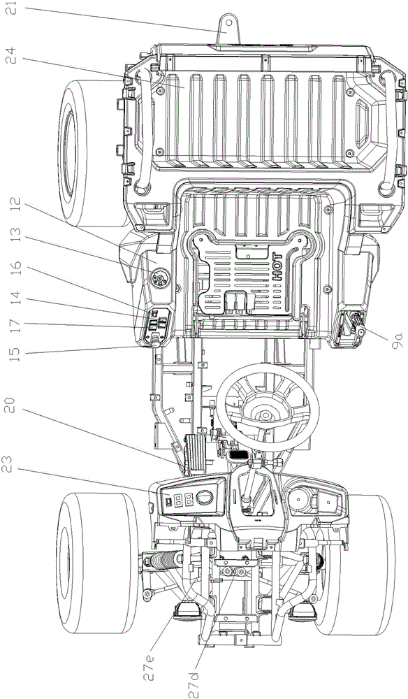 Multifunctional riding lawn mower