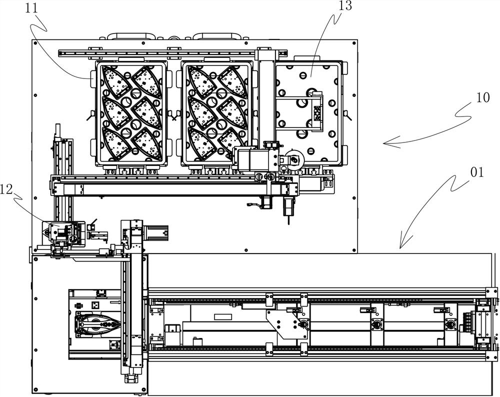 An automatic assembly and packaging production line for an electric iron and an automatic assembly process