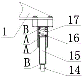 An ultrasonic navigation device and method for an autonomous mobile vehicle in a greenhouse