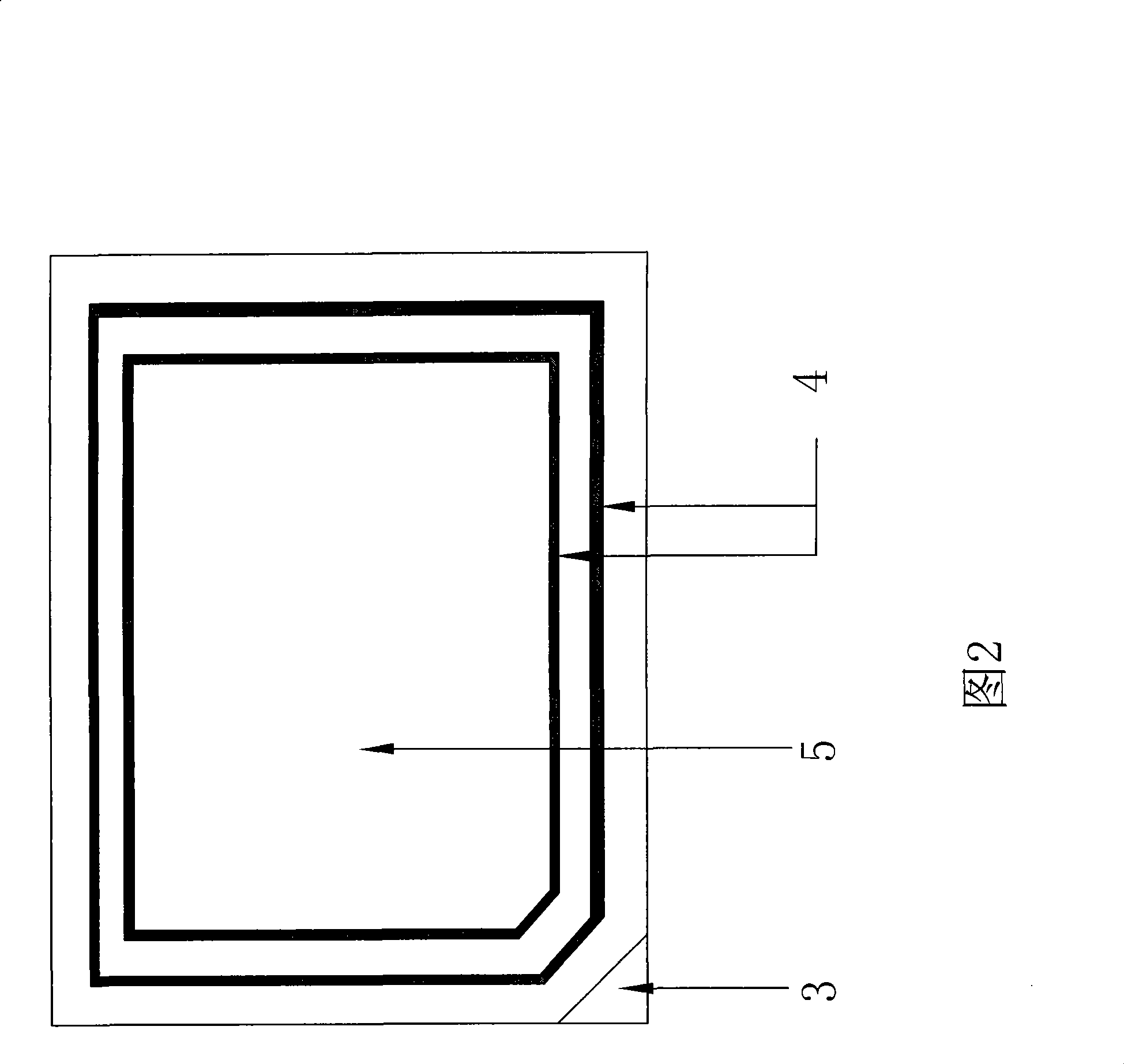 Flat non down-lead encapsulation piece and method for producing the same