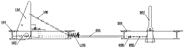 Sensitive adjustable pull rod ball type anti-car device