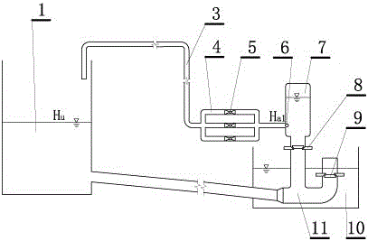 An experimental method and experimental platform for a water hammer pump with adjustable head