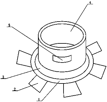 Buffer device for food freezing-crusher