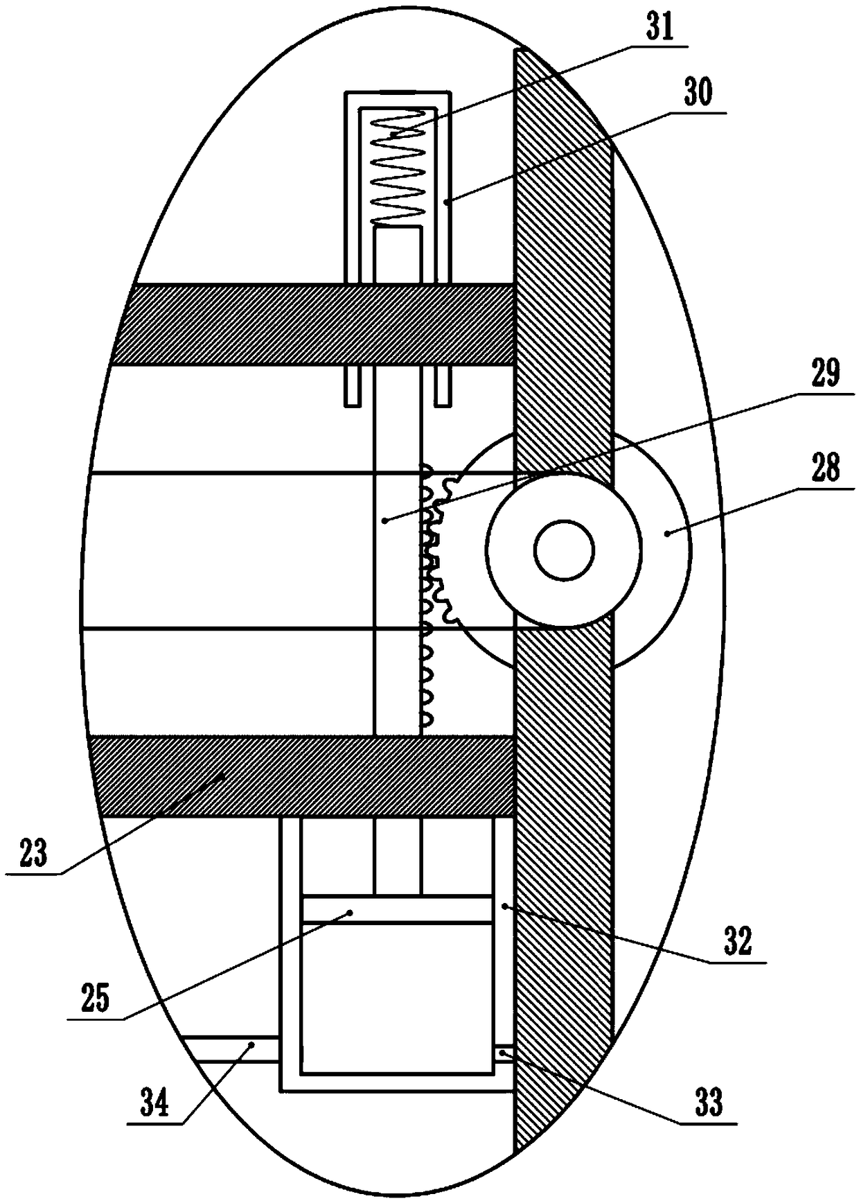 On-site stirring, and mixing coating integrated device for coating in building industry