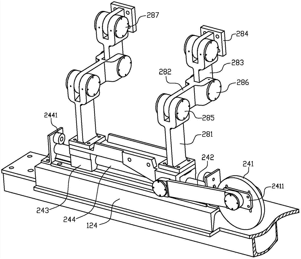 Two-horizontal-movement one-rotation three-freedom-degree series-parallel vibrating screen