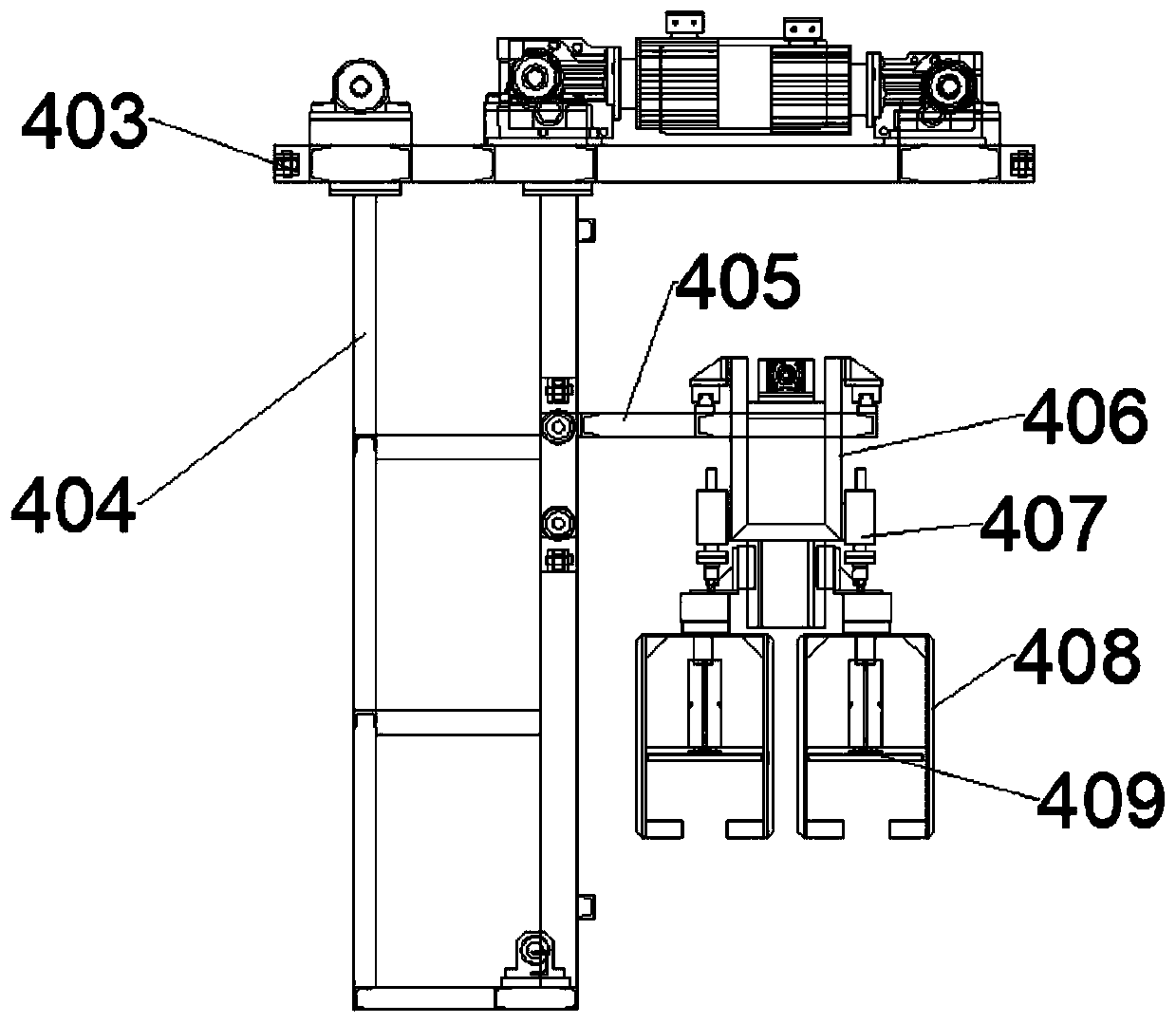 Device for integrated automatic production of NdFeB pretreatment and electrophoresis