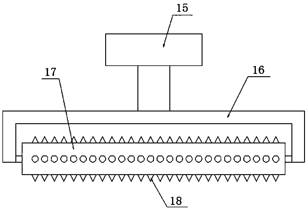 Riding type ditching and sowing device for gardens