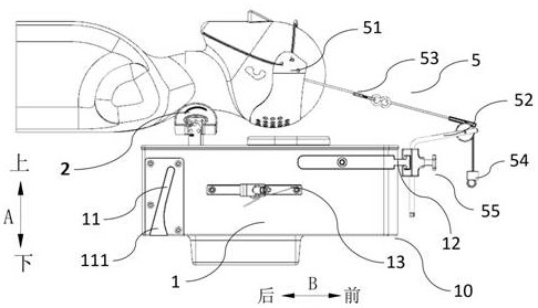 Auxiliary device for neck operation