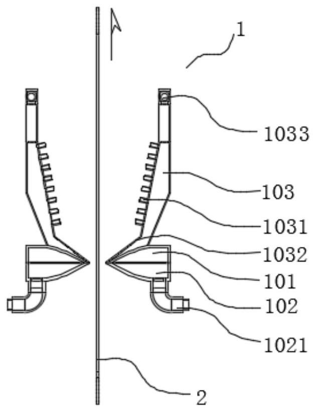 Continuous hot-dip galvanized aluminum-magnesium production method, air knife device, and air knife system