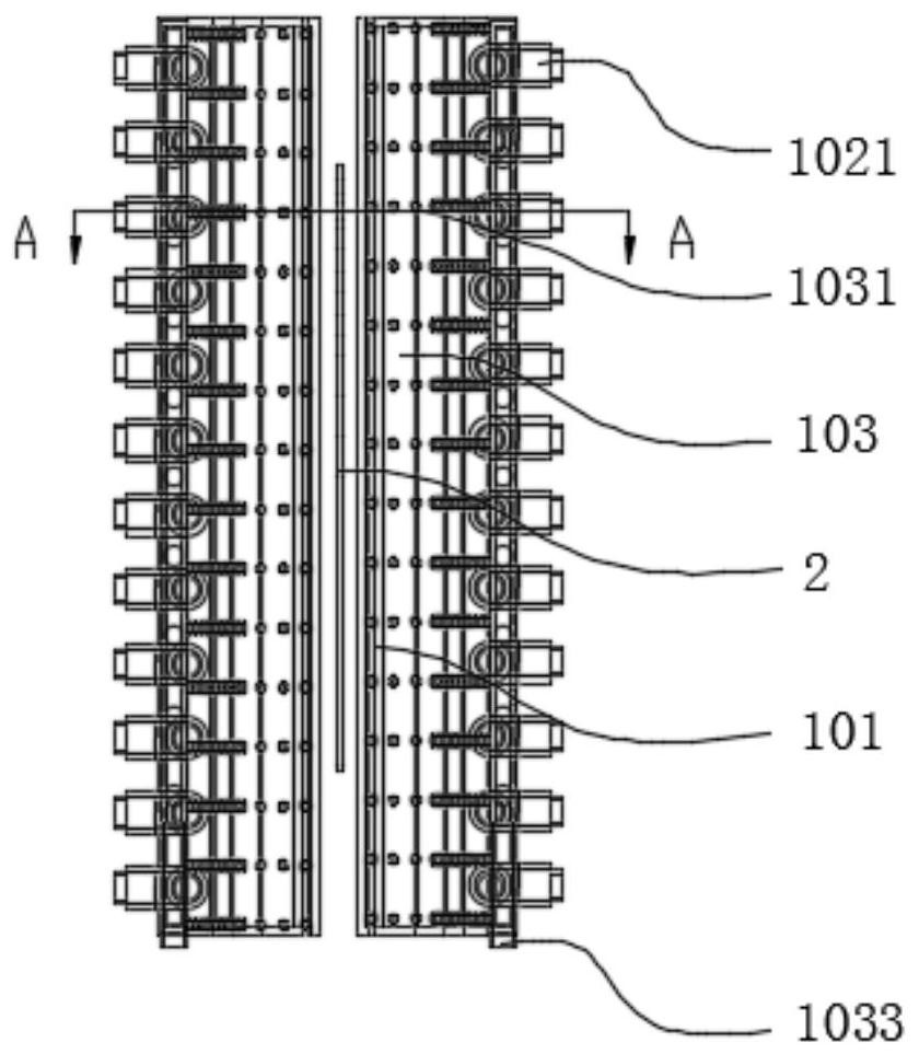 Continuous hot-dip galvanized aluminum-magnesium production method, air knife device, and air knife system