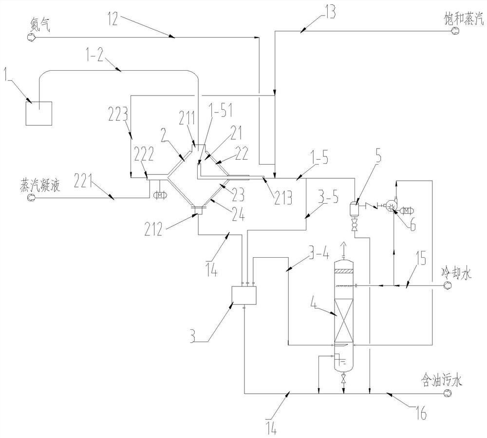 System and method for deeply removing VOC from polypropylene material and drying polypropylene material