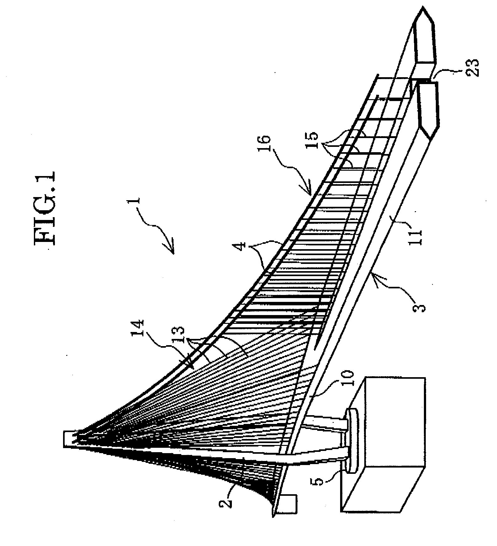 Cable Stayed Suspension Bridge Making Combined Use of One-Box and Two-Box Girders