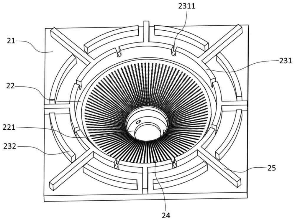 A ground soup stove with overflow fire recovery function and overflow fire recovery method thereof