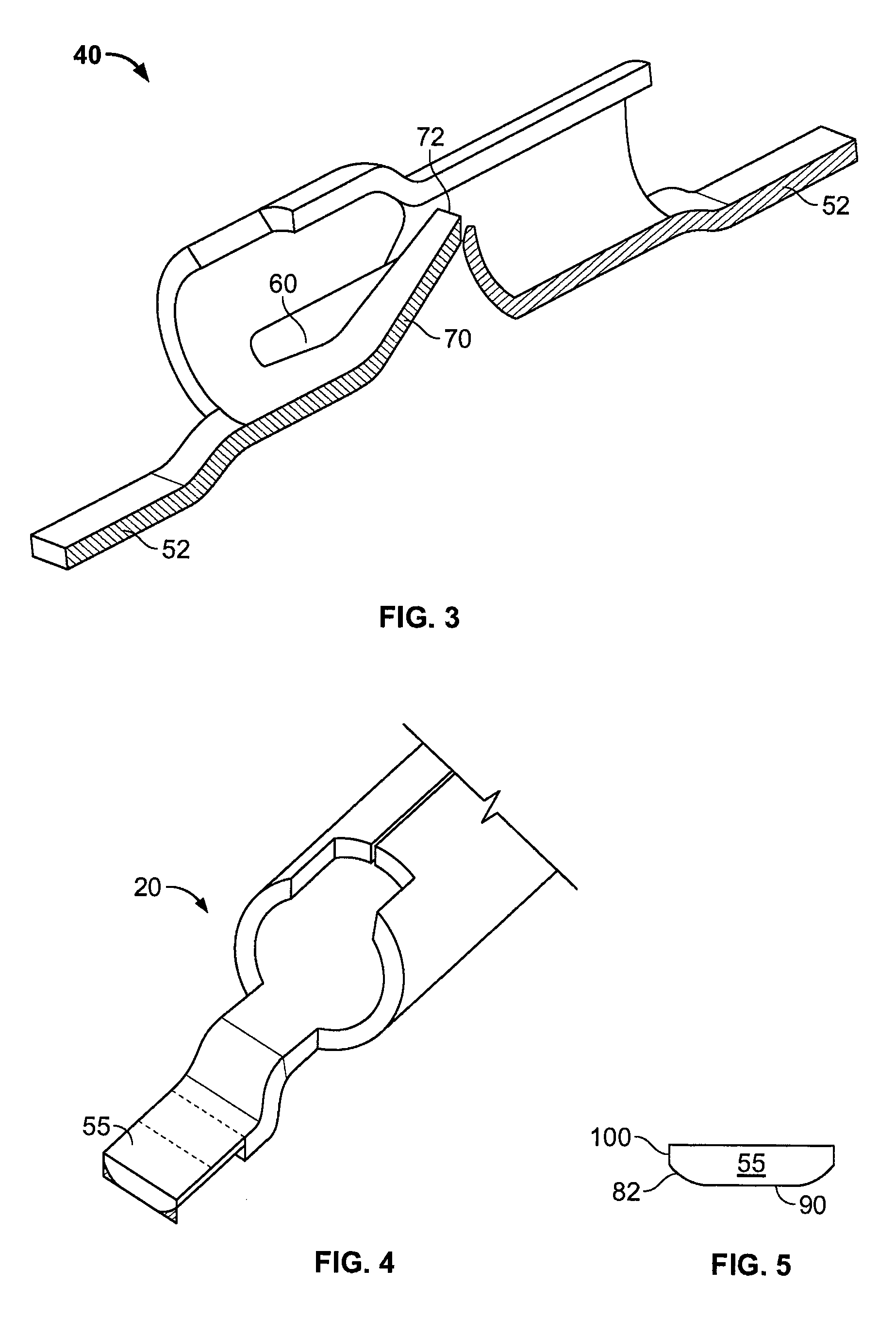 Surface mount poke in connector