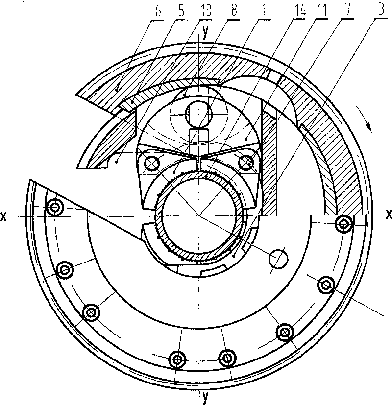 Chucking mechanism of dynamic clamp head capable of not damaging tube