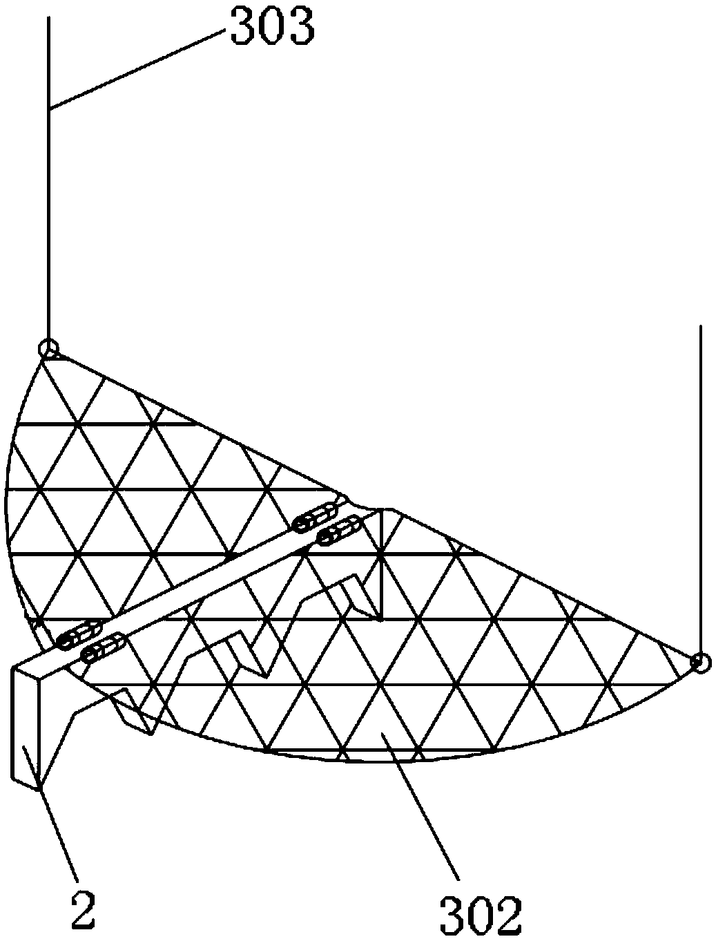 Hole cleaning device and method for cleaning boring-cast-in-situ-pile hole bottom sediments