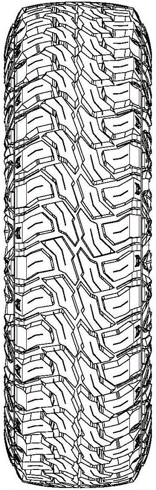 All-steel mud-field tire