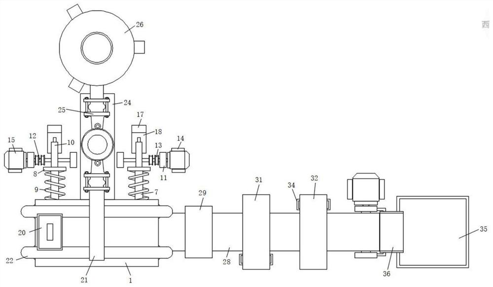 Drying device for processing trichosanthes kirilowii maxim seeds