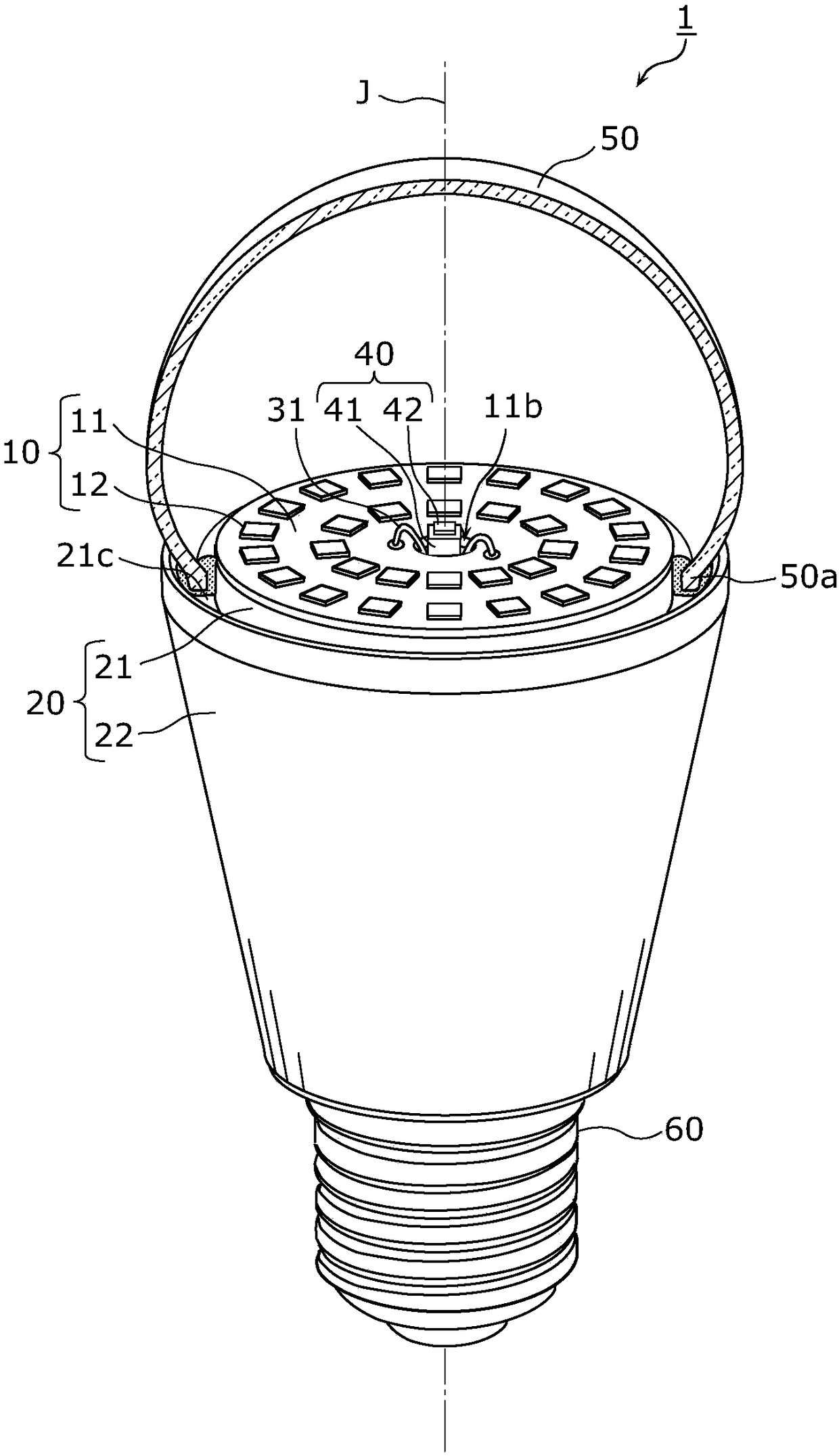 Light source for illumination and illuminating device