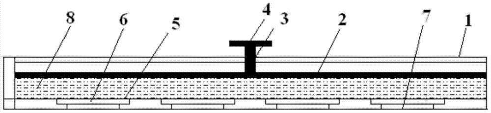 A road piezoelectric power generation device and power generation system under the action of asynchronous vehicle load