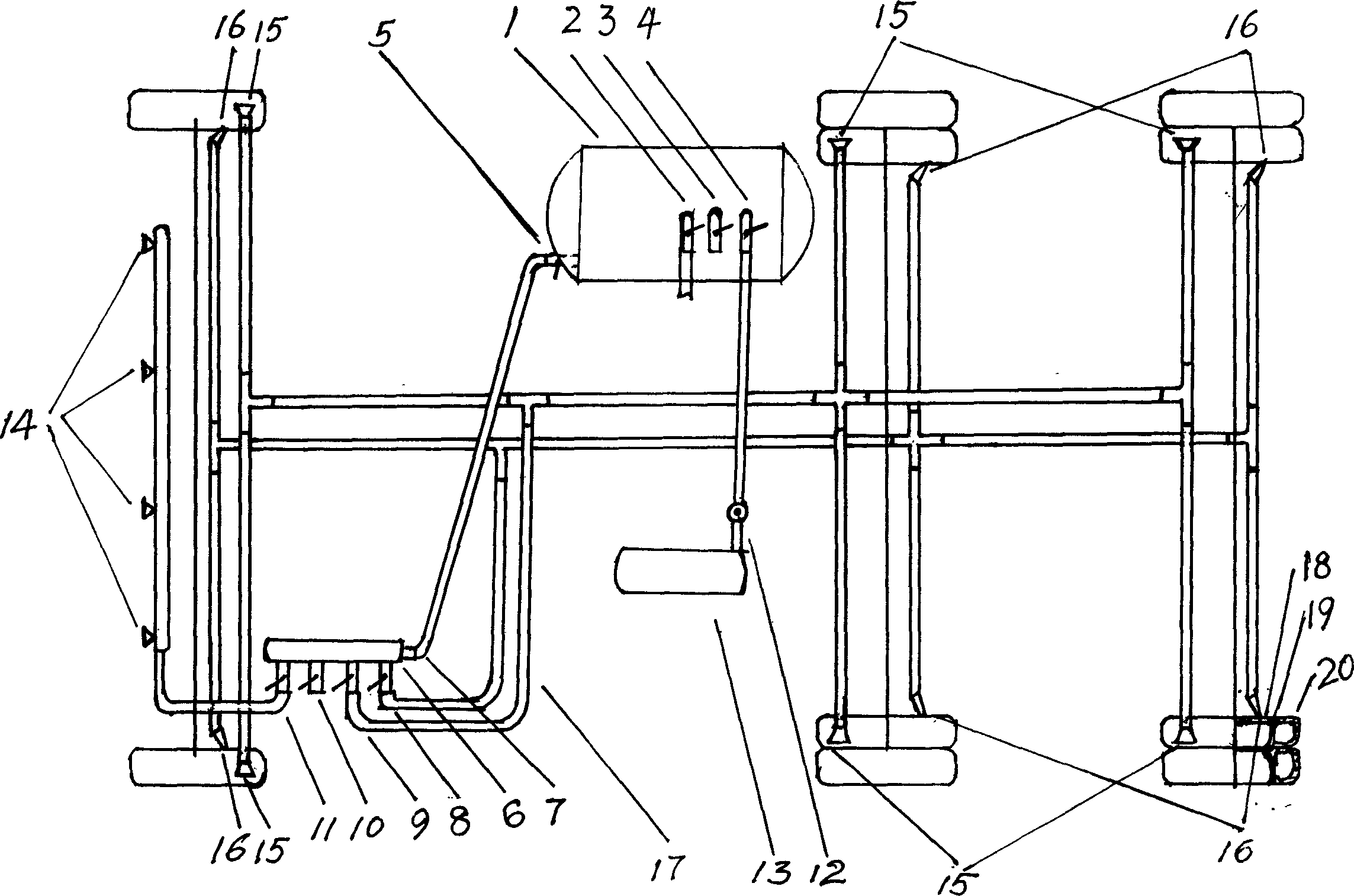 Water spray cooling apparatus for automobile