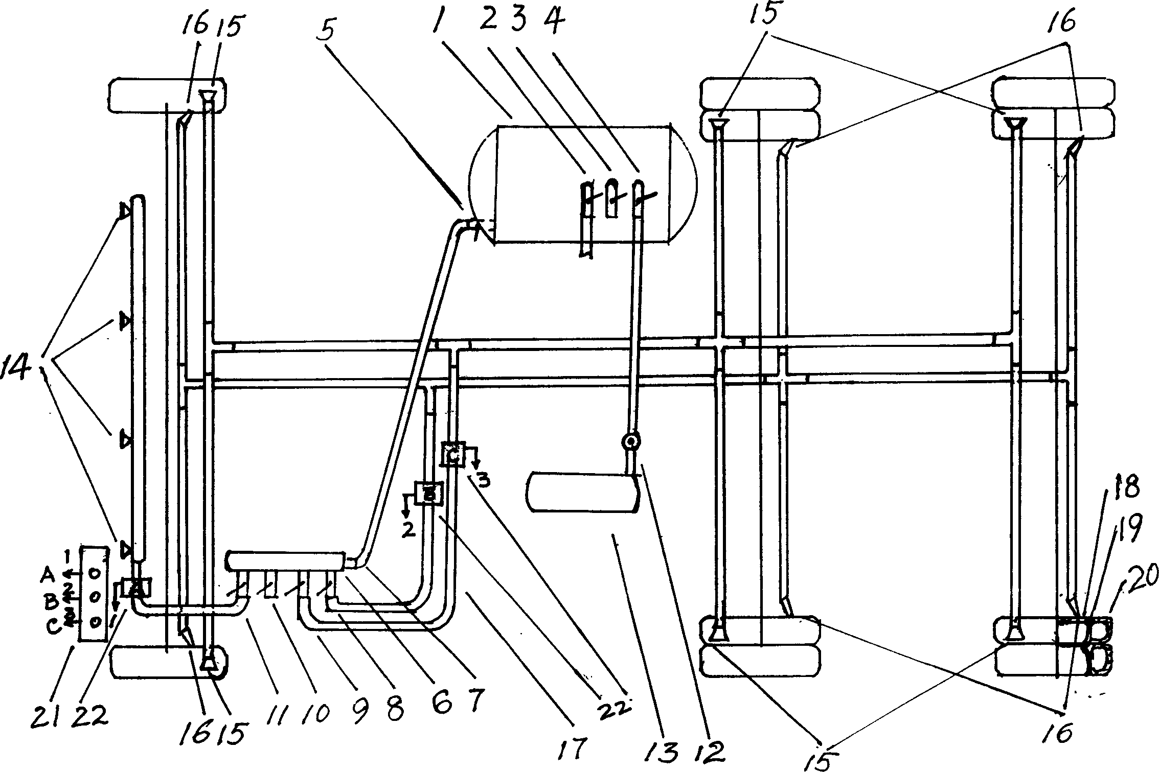 Water spray cooling apparatus for automobile