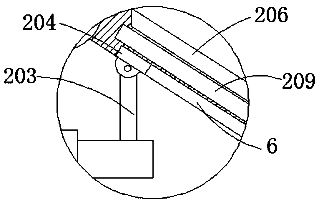 Snakelike movement resistant shock absorber installation base of rail vehicle