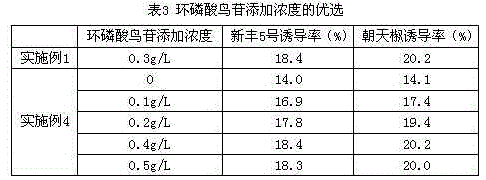 Formula of anther induction medium for cultivation of capsicum annuum variety