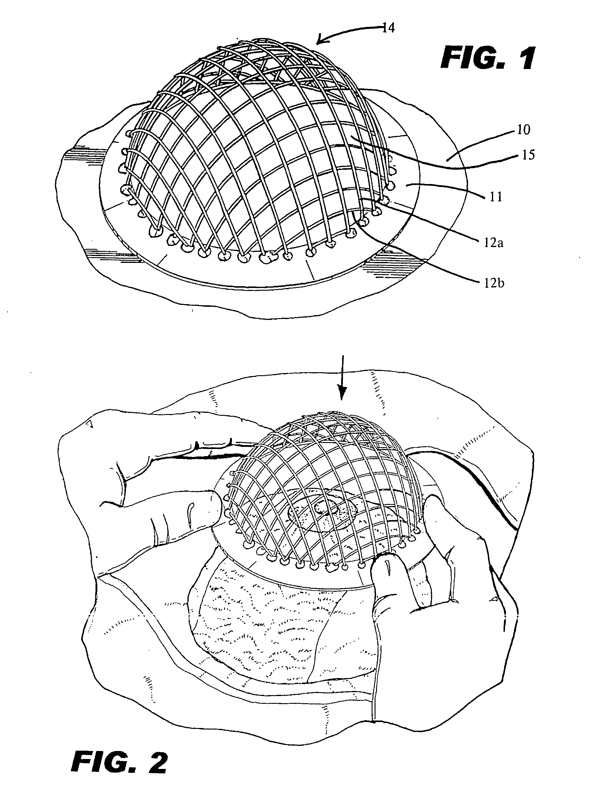 Device for sizing a human female breast