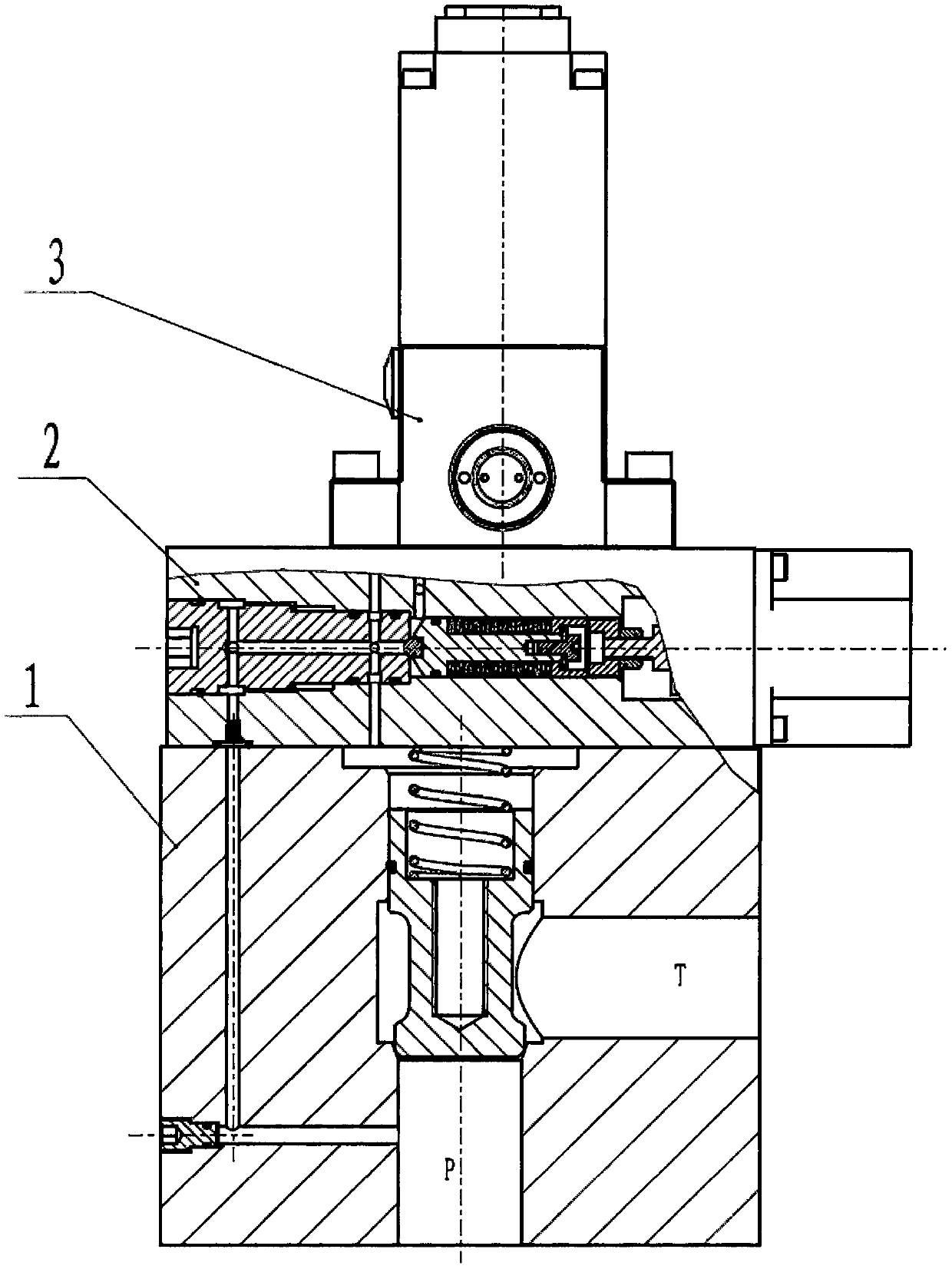 Digital pressure regulating valve