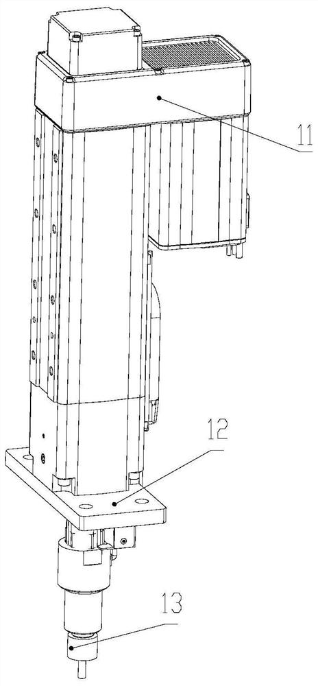 Motor pin shearing and gear press-fitting device and method