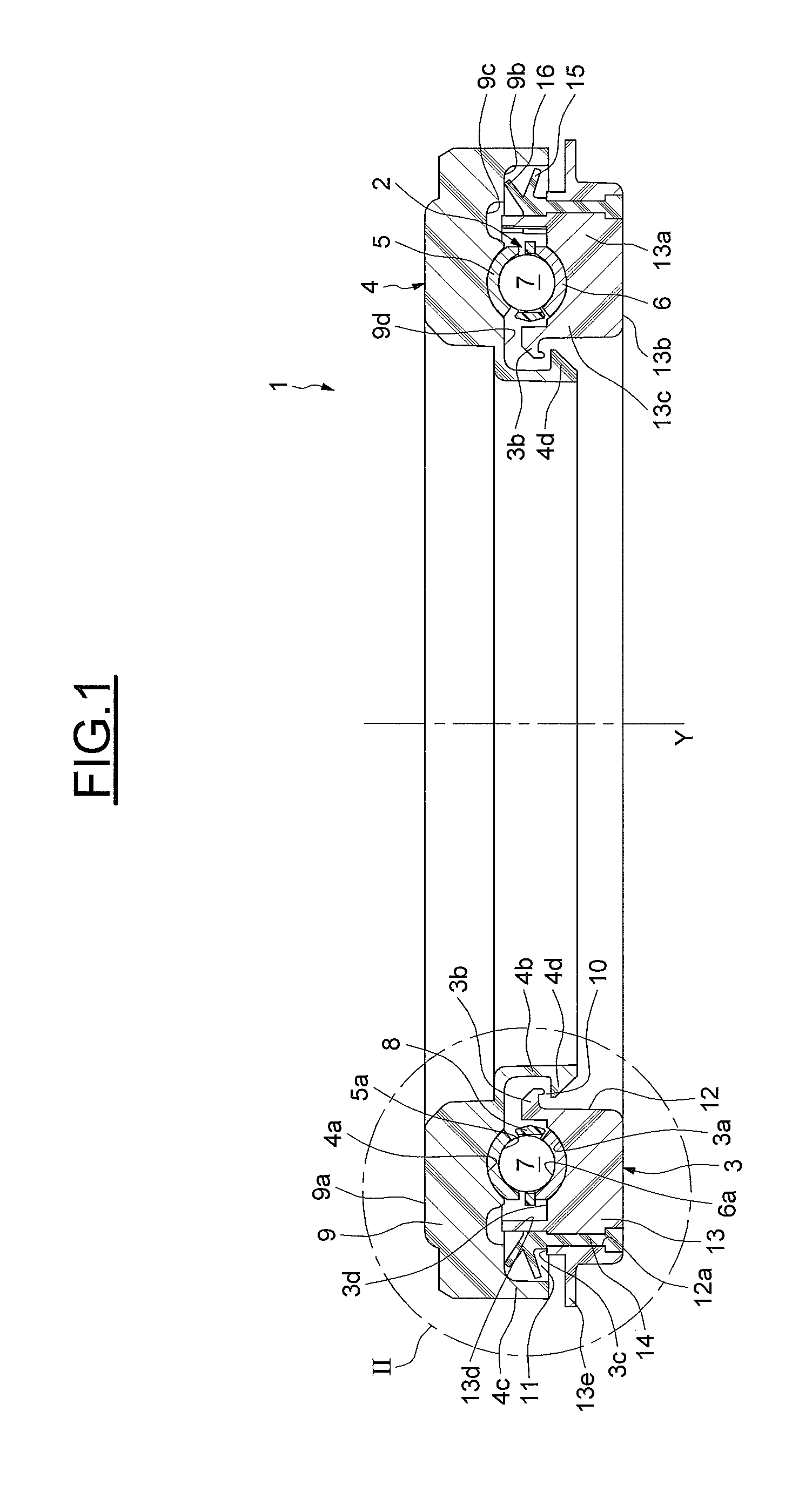 Suspension thrust bearing device