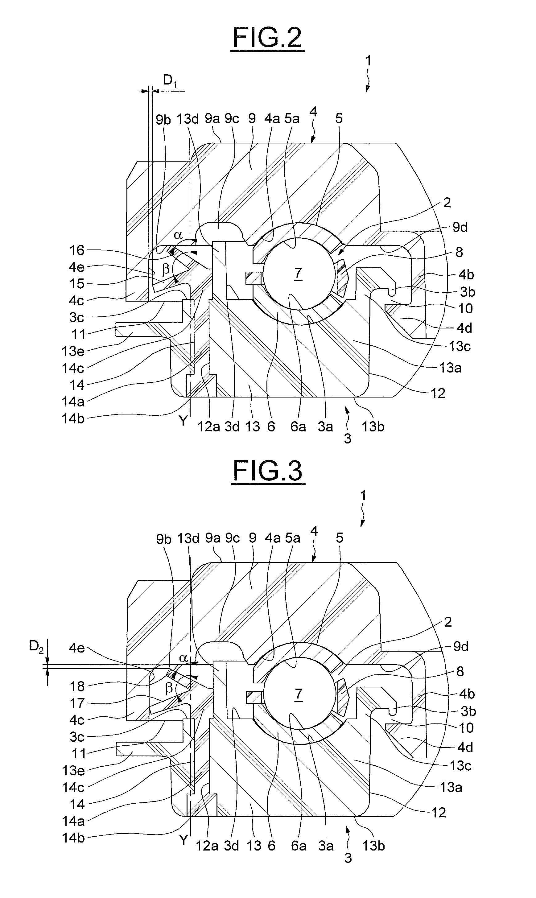 Suspension thrust bearing device